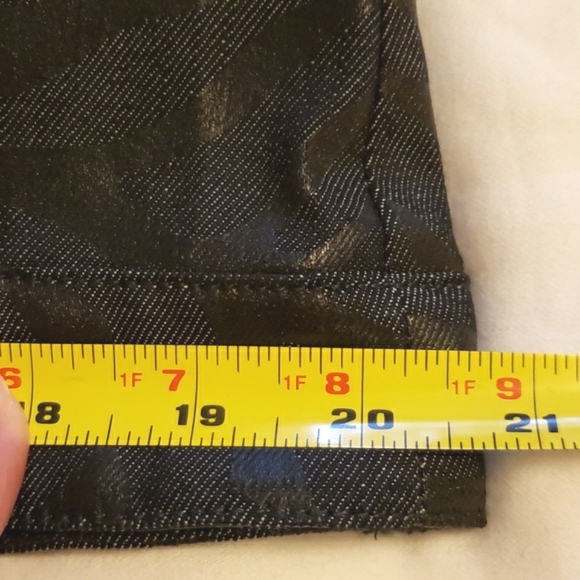 Bianca Nygard black stretch denim Jacket 12 NWOT - Picture 9 of 11